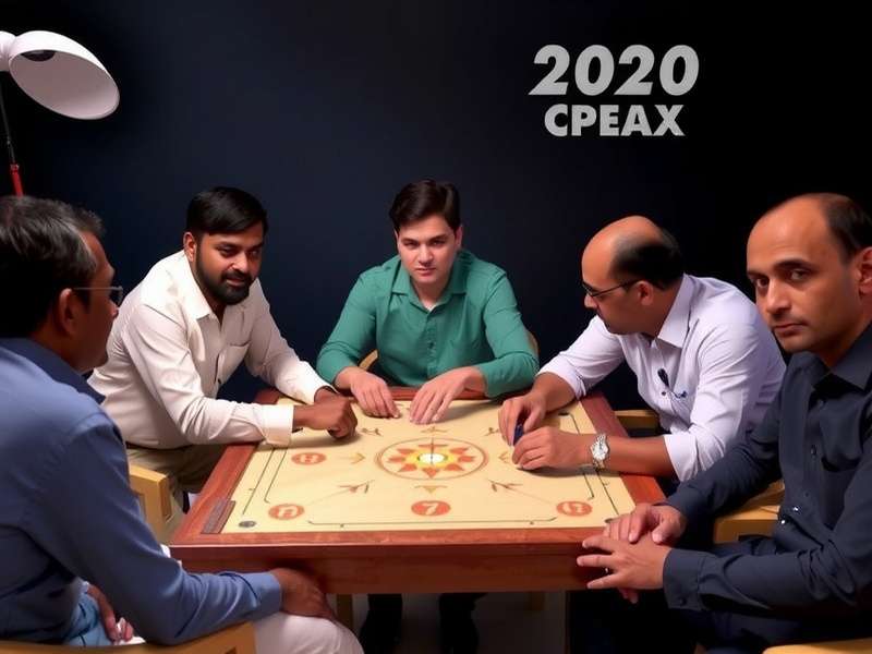 Indian Players Enjoying Royal Carrom Frenzy